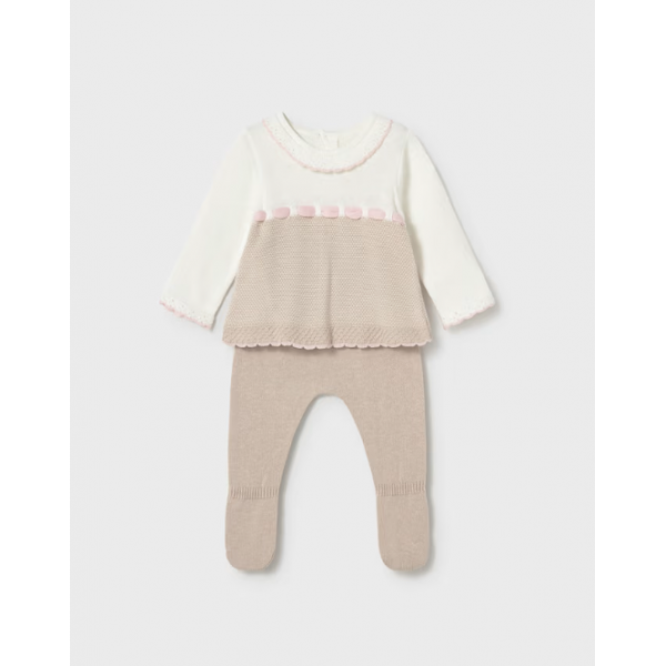 Mayoral Σετ φορμάκι Μπεζ 26-01594-012