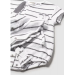 Mayoral Φορμάκι και καπέλο Blanco-Pizarra 26-01606-096