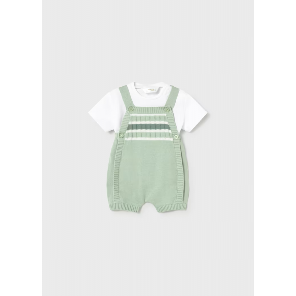 Mayoral Σετ σαλοπέτα κοντή Πλεκτή Φύκι 26-01610-056