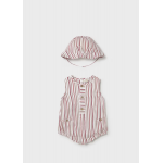 Mayoral Φορμάκι και καπέλο Τερακότα 26-01614-019 Mayoral Φορμάκι και καπέλο Τερακότα 26-01614-019