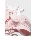Mayoral Φορμάκι  φούστα με καπέλο Ροζ μπεμπέ 26-01631-047