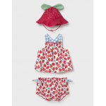 Mayoral Σετ μαγιό 3τμχ Κόκκινο 26-01635-033 Mayoral Σετ μαγιό 3τμχ Κόκκινο 26-01635-033