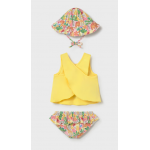 Mayoral Σετ μαγιό 3τμχ Μουσταρδί 26-01636-037
