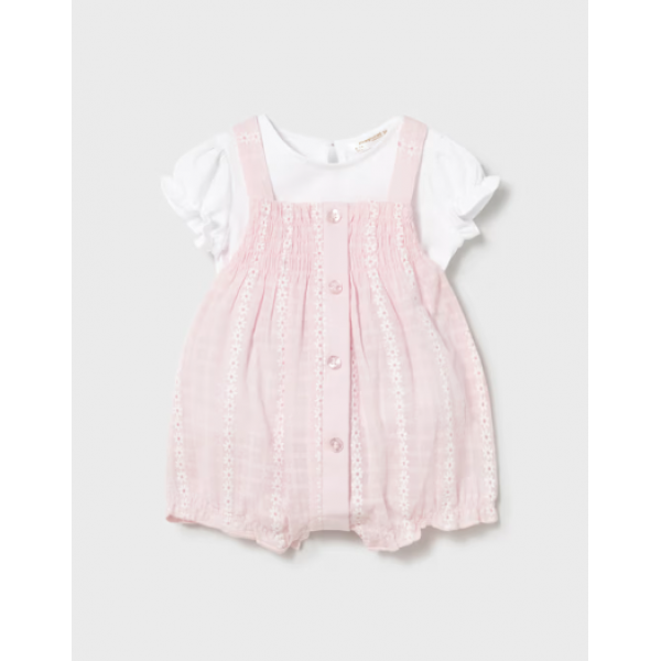 Mayoral Σετ σαλοπέτα Ροζ μπεμπέ 26-01638-042