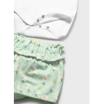 Mayoral Σετ 2 κορμάκια και 2 σορτς μακό Φύκι 26-01640-047 Mayoral Σετ 2 κορμάκια και 2 σορτς μακό Φύκι 26-01640-047