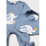 Mayoral Φορμακι μακρυ και σαλιαρα μπλε απαλο 26-01714-088 1714