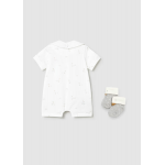 Mayoral Σετ Φορμάκι κοντό και αξεσουάρ Λευκό 26-01727-079 Mayoral Σετ Φορμάκι κοντό και αξεσουάρ Λευκό 26-01727-079
