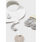 Mayoral Σετ Φορμάκι κοντό και αξεσουάρ Λευκό 26-01727-079 Mayoral Σετ Φορμάκι κοντό και αξεσουάρ Λευκό 26-01727-079