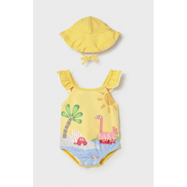 Mayoral Σετ μαγιό Μουσταρδί 26-01737-083