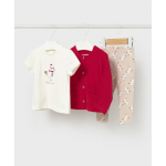 Mayoral Σετ Κολάν 3 τεμάχια Κόκκινο 26-01749-087 Mayoral Σετ Κολάν 3 τεμάχια Κόκκινο 26-01749-087