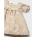 Mayoral Φόρεμα κεντητό Μπεζ 26-01802-092