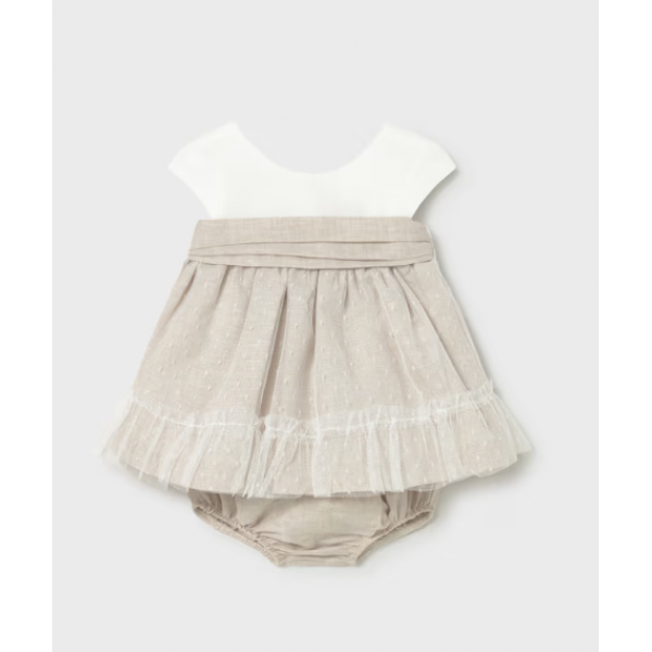 Mayoral Φόρεμα Μπεζ 26-01887-028