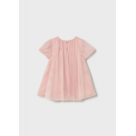 Mayoral Φόρεμα τούλι με τσάντα Ροζ φούξια 26-01917-046