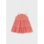 Mayoral Φόρεμα με φιόγκους Φλαμίνγκο 26-01924-076