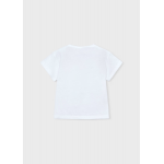 Mayoral Μπλούζα κοντομάνικη Λευκό 26-03011-077