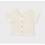 Mayoral Μπλούζα κοντομάνικη Μπεζ 26-03014-015