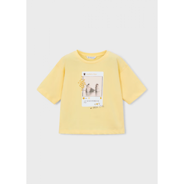 Mayoral Μπλουζα κοντομανικη Βανίλια 26-03016-023