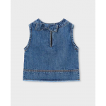 Mayoral Τοπ denim φαρδύ Τζιν σκούρο 26-03030-055