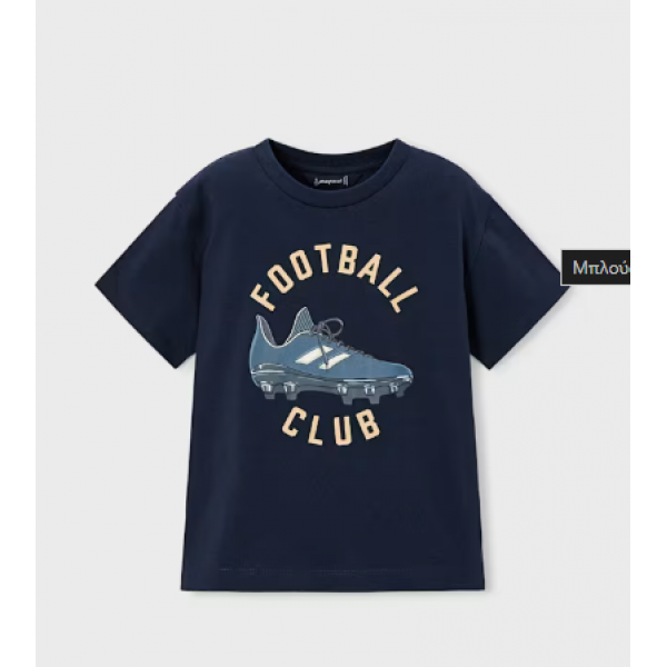 Mayoral Μπλούζα κοντομάνικη Ναυτικό μπλε 26-03072-061