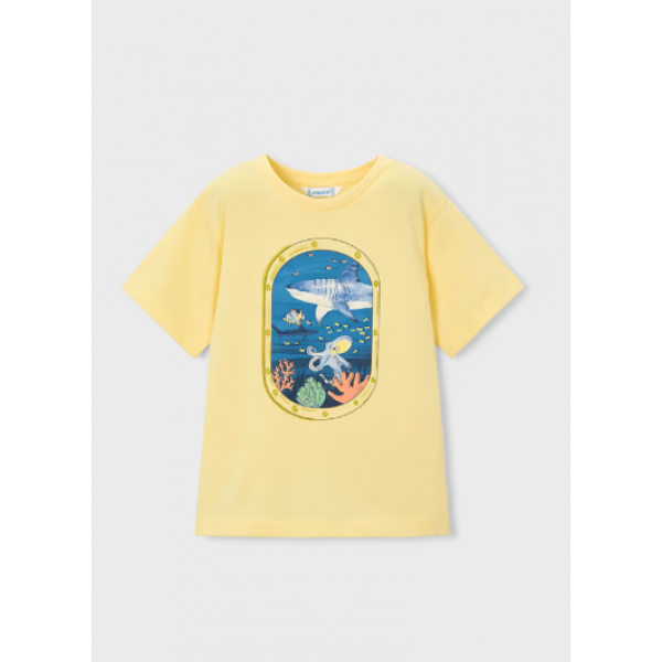 Mayoral Μπλούζα κοντομάνικη Λεμονί 26-03079-087