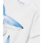 Mayoral Μπλούζα κοντομάνικη Λευκό 26-03080-092