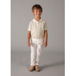 Mayoral Πολο κοντ/κο πλεκτο Κρεμ 26-03106-090