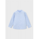 Mayoral Πουκαμισο ριγέ Σιέλ 26-03121-042