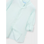 Mayoral Πουκαμισο ριγέ Μέντα 26-03121-043