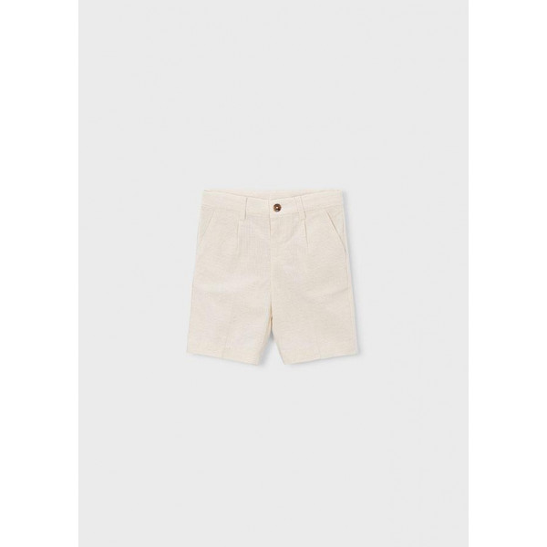 Mayoral Βερμουδα λινη suiting μπεζ 26-03201-047