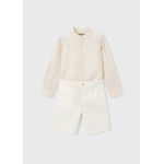 Mayoral Σετ βερμουδα λινη suiting Βρώμη 26-03216-011