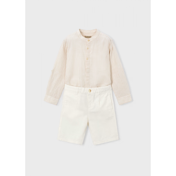 Mayoral Σετ βερμουδα λινη suiting Βρώμη 26-03216-011