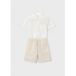 Mayoral Σετ βερμουδα λινη suiting Βρώμη 26-03217-015