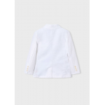 Mayoral Σακακι λινο suiting Λευκό 26-03437-048