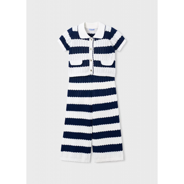 Mayoral Σετ παντελόνι μακρύ και ζακέτα Πορσελάνη 26-03595-066