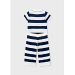 Mayoral Σετ παντελόνι μακρύ και ζακέτα Πορσελάνη 26-03595-066