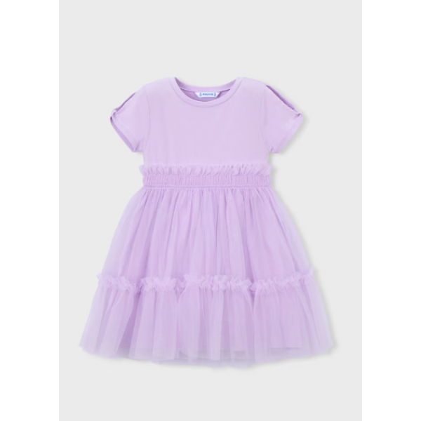 Mayoral Φόρεμα συνδυασμένο Μωβ 26-03915-070