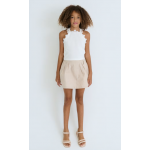 Mayoral Μπλούζα με λεπτομέρειες λουλούδια  Λευκό 26-06015-019