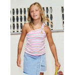 Mayoral Μπλούζα Ασύμμετρη  ριγέ 26-06017-028