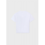 Mayoral Μπλουζα κοντομανικη σταμπα Λευκό 26-06033-019