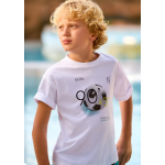 Mayoral Μπλούζα κοντομάνικη Λευκό 26-06036-030 Mayoral Μπλούζα κοντομάνικη Λευκό 26-06036-030