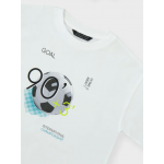 Mayoral Μπλούζα κοντομάνικη Λευκό 26-06036-030 Mayoral Μπλούζα κοντομάνικη Λευκό 26-06036-030