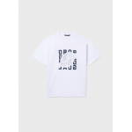 Mayoral Μπλουζα κοντ/κη αναγλυφη Λευκό 26-06037-034