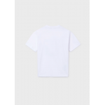 Mayoral Μπλουζα κοντ/κη αναγλυφη Λευκό 26-06037-034