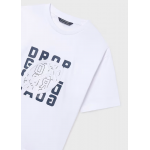 Mayoral Μπλουζα κοντ/κη αναγλυφη Λευκό 26-06037-034