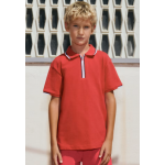 Mayoral Πόλο κοντομάνικο φερμουάρ Κόκκινο 26-06166-067