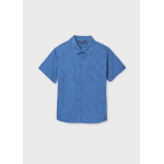 Mayoral Πουκαμισο κοντομανικο γιακας Μπλε 26-06172-085