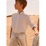 Mayoral Πουκαμισο μακ/κο γιακας mao Πέτρα 26-06176-012