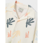 Boston Πουκάμισο κοντ/κο μακό σταμπωτό Κρεμ 26-06178-301