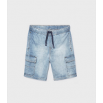 Mayoral Βερμούδα denim cargo Τζιν ανοιχτό 26-06218-033