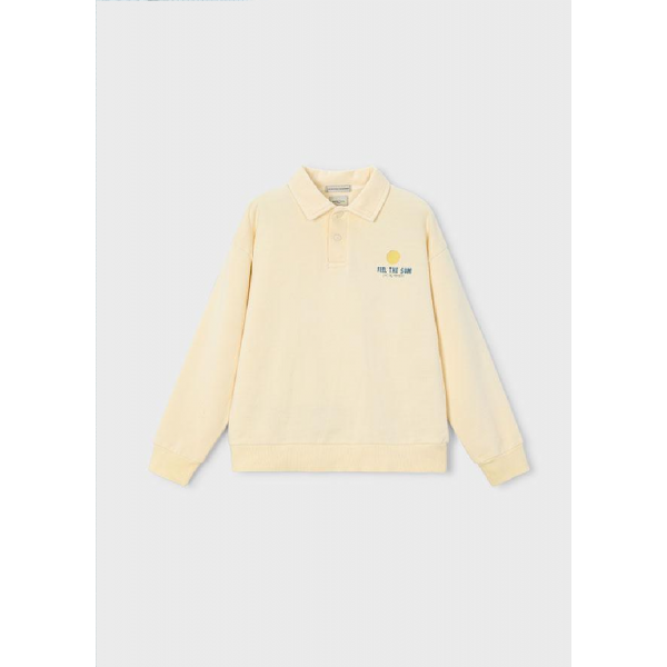 Boston Μπλούζα Πόλο Κίτρινο 26-06422-310